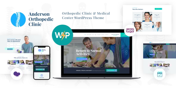Anderson 1.4.4 - Physical Therapy & Orthopedic Clinic WordPress Theme