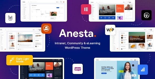 Anesta 31.10 - Intranet Extranet Community and BuddyPress WordPress Theme