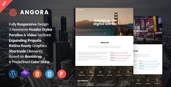 Angora 2.8 - Responsive One Page Parallax WordPress Theme