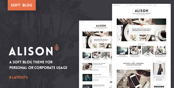 Anne Alison 1.2 - Soft Personal Blog Theme