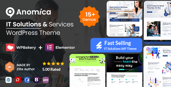 Anomica 6.7.37 - IT Solutions and Services WordPress Theme  RTL