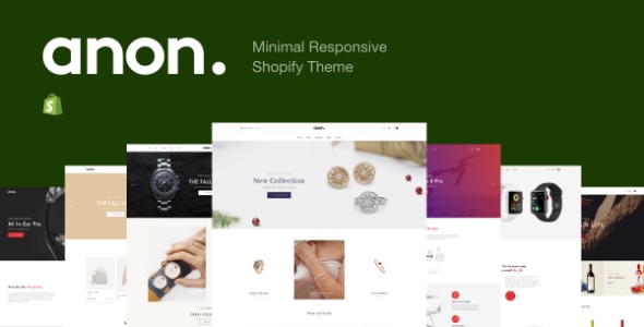 Anon 1.0.1 - Minimal Responsive Shopify Theme