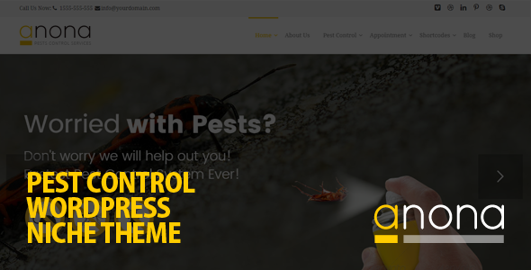 Anona 8.0 - Pest Control WordPress Theme