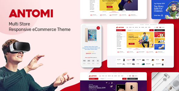 Antomi 1.0.7 - Multipurpose Theme for WooCommerce WordPress