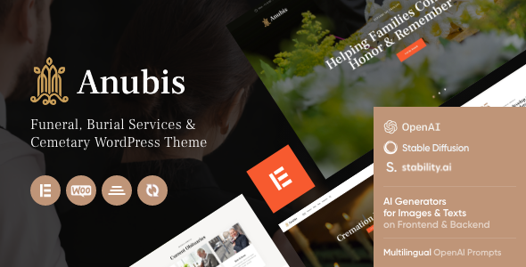 Anubis 1.30 - Funeral & Burial Services WordPress Theme