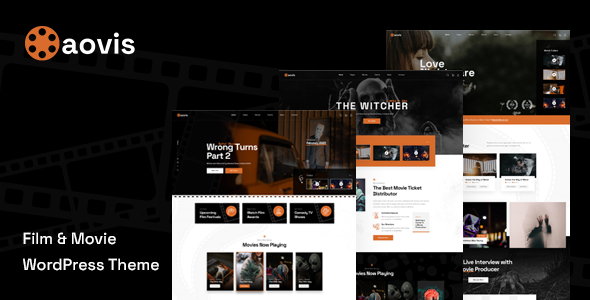 Aovis 1.2.1 - Booking Movie Tickets WordPress Theme