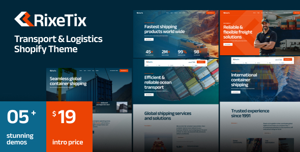 Ap Rixetix – Global Shipping & Logistics Shopify Theme
