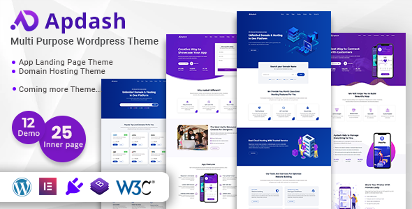 Apdash 4.6.0 - Multi-Purpose WordPress Theme