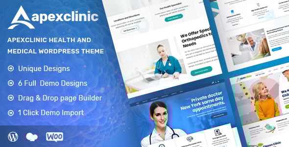 ApexClinic 1.3.3 - Health & Clinic Theme