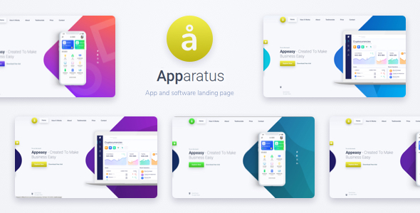 Apparatus 6.2.0 - A Multi-Purpose One Page Saas and App Landing Theme