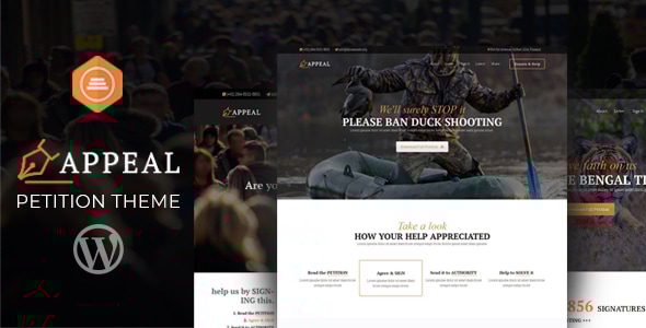 Appeal  Fully Functional Petition Theme