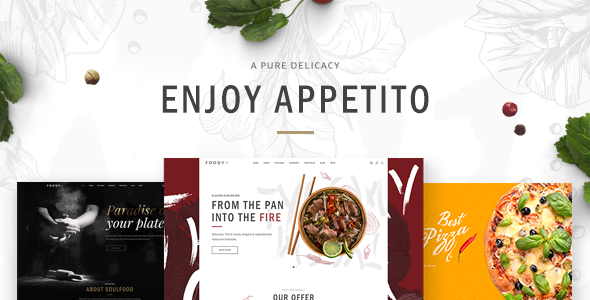 Appetito 1.5 - Fast Food Restaurants & Cafés WordPress Theme