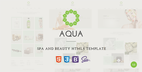 Aqua 1.2.1 - Spa and Beauty HTML5 Template
