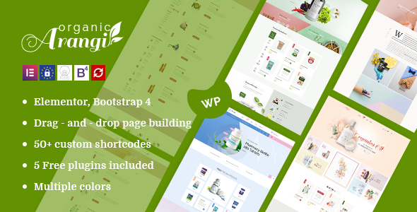 Arangi 2.1.8 - Organic WooCommerce Theme
