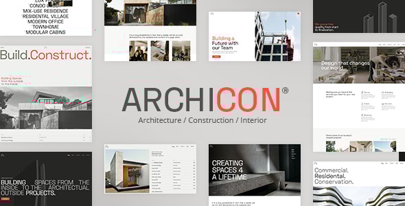 Archicon 1.6.2 - Architecture and Construction WordPress Theme