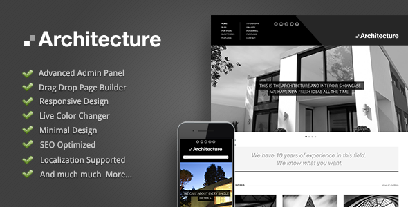 Architecture 6.8 WordPress Theme