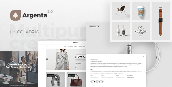 Argenta 1.6 - Creative Multipurpose WordPress Theme