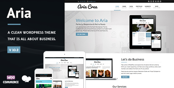 Aria 8.7 - Pure Business WordPress Theme