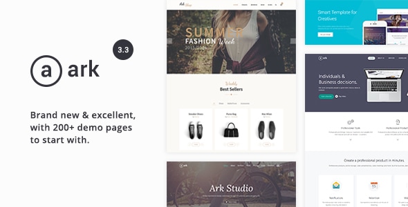 Ark 3.3.1 - Responsive Multi-Purpose HTML5 Template