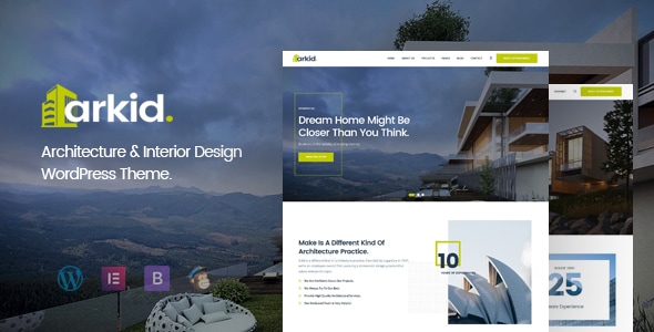 Arkid 1.5 - Architecture and Interior Design WordPress Theme