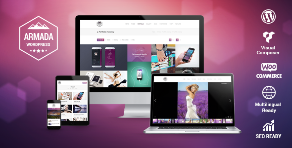 Armada 1.5.8 Multifunction Photography WordPress Theme