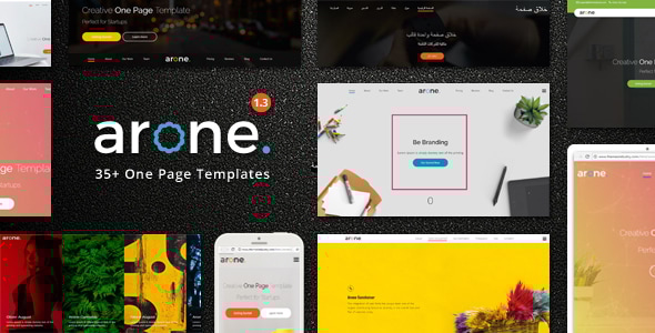 Arone 1.3 - One Page Parallax