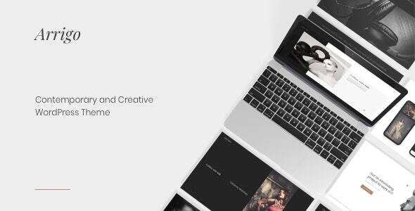 Arrigo  Contemporary Creative Portfolio Elementor WordPress Theme