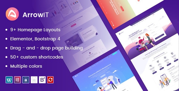 ArrowIT 2.1.2 - Technology Digital Transformation WordPress Theme