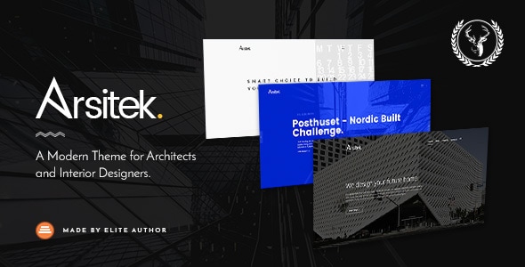 Arsitek 1.4 - A Modern Theme for Architects and Interior Designers