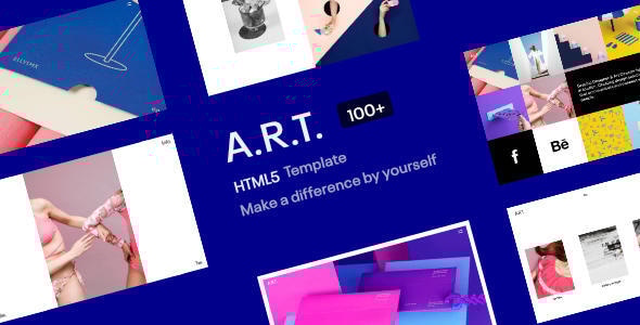 ART  Artist HTML Template