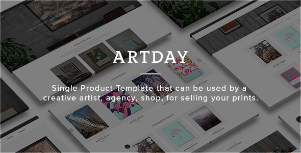 Artday 1.1 - Creative Shop Template
