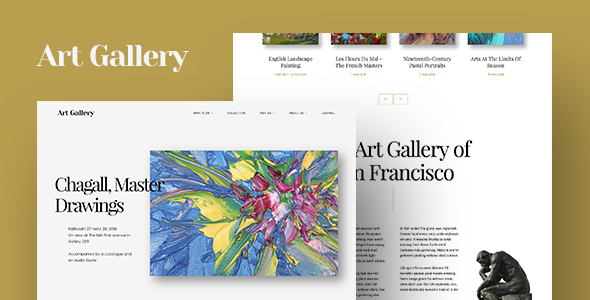 Arte 6.4 - Gallery & Museum WordPress Theme