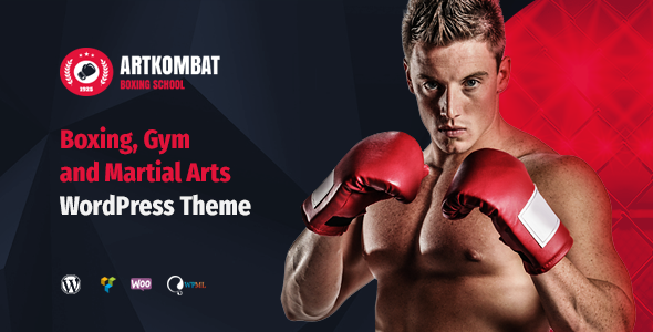 ArtKombat 1.0.1 - Boxing School and Martial Arts WordPress Theme