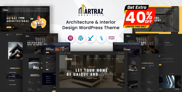 Artraz 1.2 - Architecture and Interior Design WordPress Theme