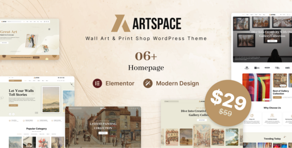 ArtSpace 1.0.9 - Wall Design Online & Print Shop WordPress theme