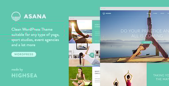 Asana 1.7.9 - Yoga WordPress Theme