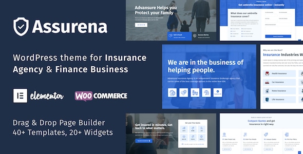 Assurena 1.0.4 - Insurance Agency WordPress Theme