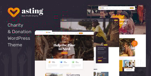 Asting 1.2.8 - Charity & Donation WordPress Theme