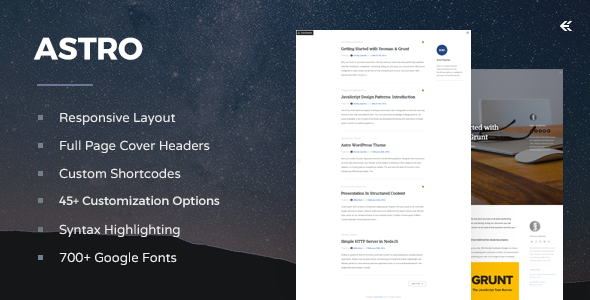 Astro 5.0.0 - Responsive WordPress Blog Theme