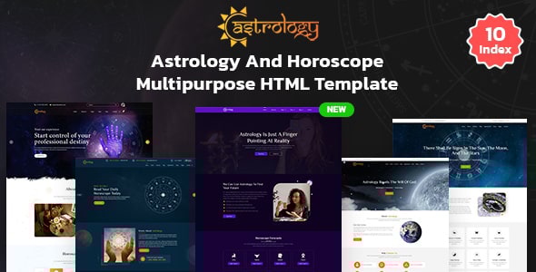 Astrology 1.0.5 - and Horoscope Responsive  HTML 5 Template