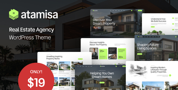 Atamisa  Real Estate Agency WordPress Theme