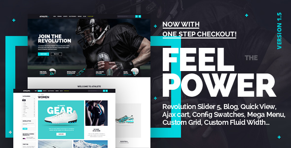 Athlete 1.5.3 - Fluid Responsive Magento Theme
