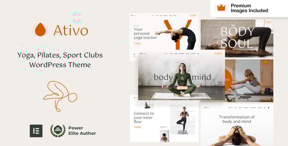 Ativo 6.9 - Yoga Sports Club WordPress Theme