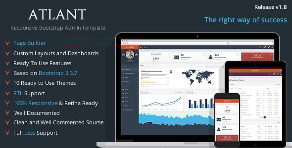 Atlant 1.8 - Bootstrap Admin Template