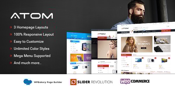 Atom - Responsive WooCommerce WordPress Theme