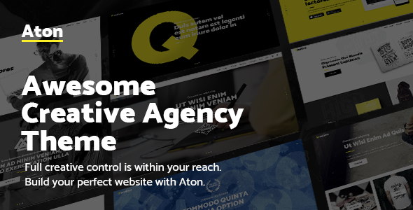 Aton 1.9 - Modern Creative Design Agency WordPress Theme