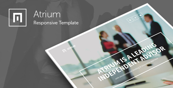Atrium 19.10.2017 - Finance Consulting Advisor Template