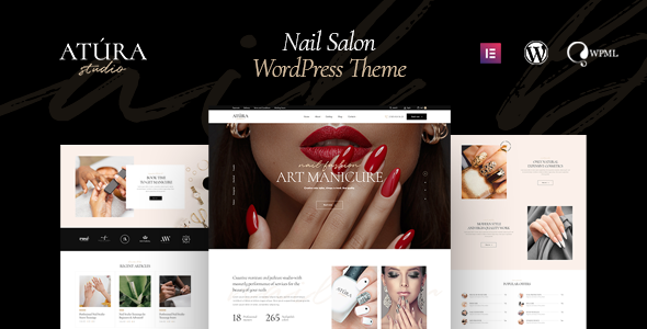 Atura 1.1.0 - Nail & Beauty Salon WordPress Theme