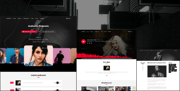 Audioatro 1.0.8 - Multipurpose Audio WordPress Theme