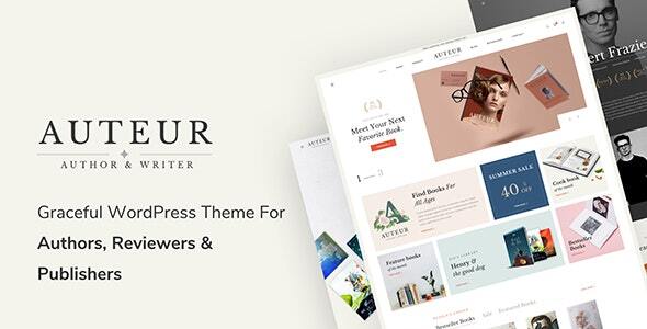 Auteur 8.2 - WordPress Theme for Authors and Publishers